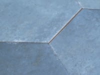 Portuguese Blue Porcelain Hexagon Tile