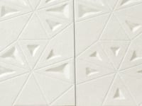 Grazioso Concrete Flower Ceramic Tile 12x36