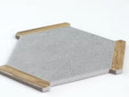 Montura Concrete Porcelain Hexagon Tile Sample