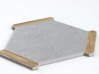 Montura Concrete Porcelain Hexagon Tile Sample