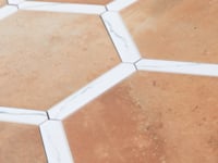 Montura Terracotta Porcelain Hexagon Tile Sample