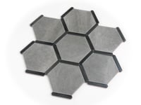 Montura Gray Cement Porcelain Hexagon Tile