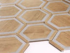 Montura Wood Look Porcelain Hexagon Tile Sample