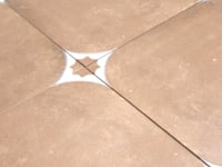 Sultana Stella Terracotta Porcelain Tile 18x18 Sample