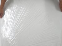 Grazioso Aster Minimalist White Porcelain Square Tile Sample