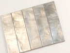 Molten Pewter Brick Ceramic Subway Tile