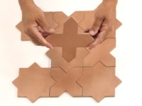 Carmel Terracotta Porcelain Cross Tile