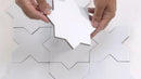 Carmel Matte White Porcelain Star Tile