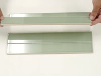 Viva Mint 2x16 Ceramic Subway Tile Sample