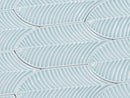Plume Sky Blue Feather Ceramic Tile