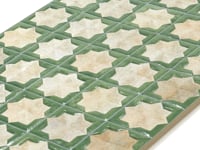 Sultana Celeste Green Porcelain Tile 12x22 Sample