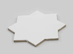 Camila White Star Porcelain Tile Sample