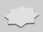 Camila White Star Porcelain Tile