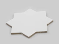 Camila White Star Porcelain Tile