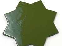 Camila Green Star Porcelain Tile