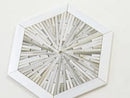 Santorini Beige Spoke Hexagon Marble Mosaic Tile