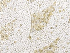 Santorini Beige & White Wave Marble Mosaic Tile Sample