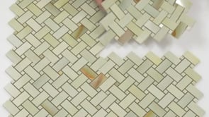 Emporio Soft Jade Onyx Porcelain Mosaic Tile