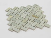 Emporio Soft Jade Onyx Porcelain Mosaic Tile Sample