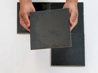 Ursa Black Square 7.87x7.87 Porcelain Tile Sample