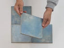 Ursa Blue Square 7.87x7.87 Porcelain Tile