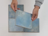 Ursa Blue Square 7.87x7.87 Porcelain Tile