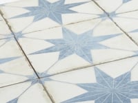Ursa Blue Star 7.87 x 7.87 Porcelain Tile Sample