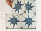 Ursa Navy Star 7.87 x 7.87 Porcelain Tile Sample
