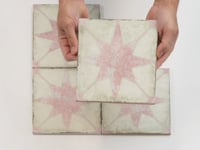 Ursa Pink Star 7.87 x 7.87 Porcelain Tile Sample