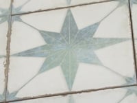 Ursa Turquoise Star 7.87 x 7.87 Porcelain Tile