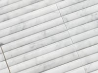 True Carrara Arc Fluted Sample