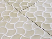 Sultana Mesh Crema Porcelain Tile 13x13