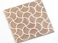 Sultana Mesh Sienna Porcelain Tile 13x13