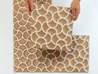 Sultana Mesh Sienna Porcelain Tile 13x13