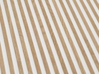 Japandi Contrast White Slat Wall Tile Sample