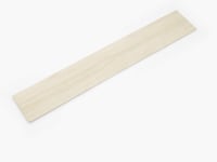 Japandi White 10x60 Wood-Look Tile Flooring