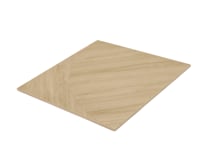 Japandi Honey Geometric Parquet Wood-Look Tile Flooring Sample
