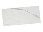Eterica Fluted White & Gray Marbled 24x48 Porcelain Tile Sample