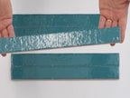 Colobric Bright Teal Brick 2x16 Ceramic Wall Tile Sample