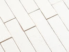 Colobric White Brick 2x16 Ceramic Wall Tile Sample