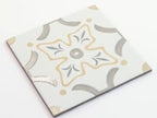 San Clemente Taupe Flower 8.78 x 8.78 Porcelain Tile Sample