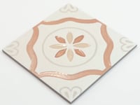 San Clemente Terracotta Petals 8.78 x 8.78 Porcelain Tile