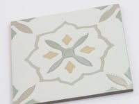 San Clemente Olive Flower 8.78 x 8.78 Porcelain Tile