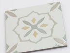 San Clemente Olive Flower 8.78 x 8.78 Porcelain Tile Sample