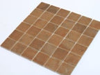 Sagrada Recycled Glass Terracotta Square Mosaic Tile Sample