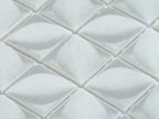 Sagrada Recycled Glass Flor Beige Mosaic Tile Sample