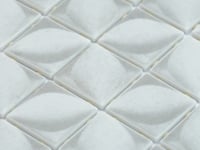 Sagrada Recycled Glass Flor Beige Mosaic Tile Sample