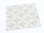 Sagrada Recycled Glass Flor White Mosaic Tile Sample