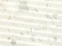 Coastal Sky Ridged Terrazzo Tile 12" x 24"