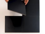 Duality Black 12x12 Porcelain Tile Sample
